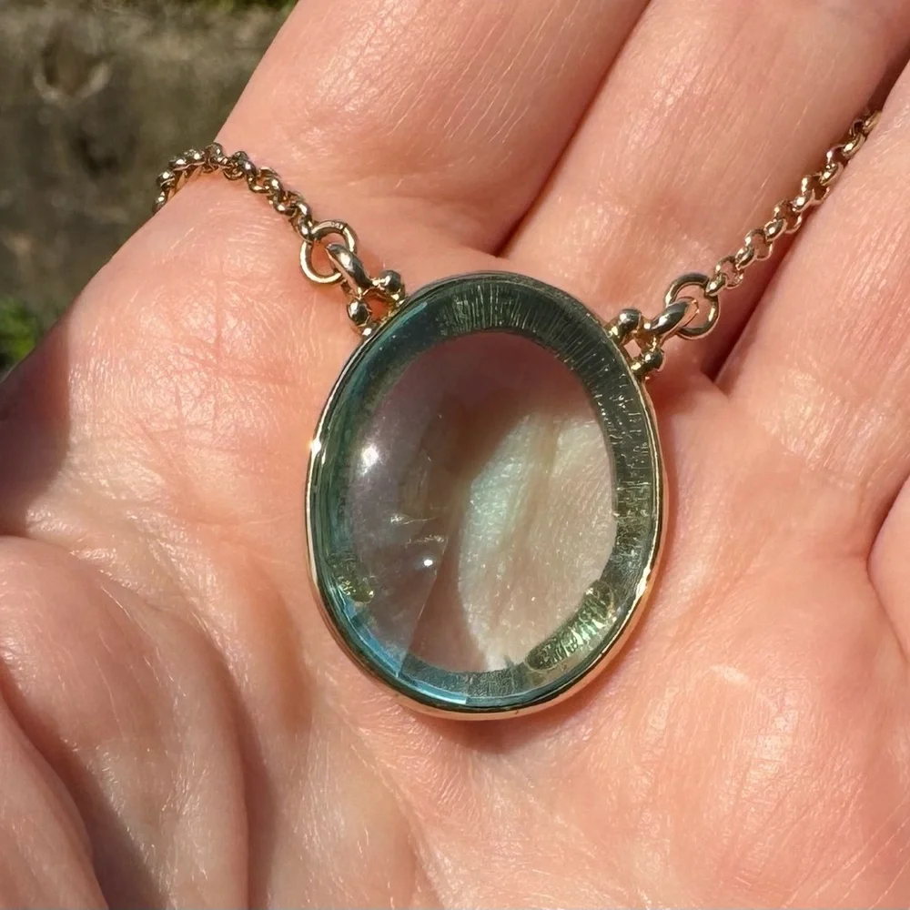 MONET Glass Pendant Necklace